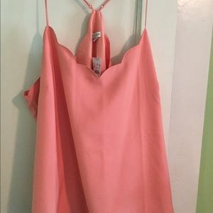 JCREW scallop cami